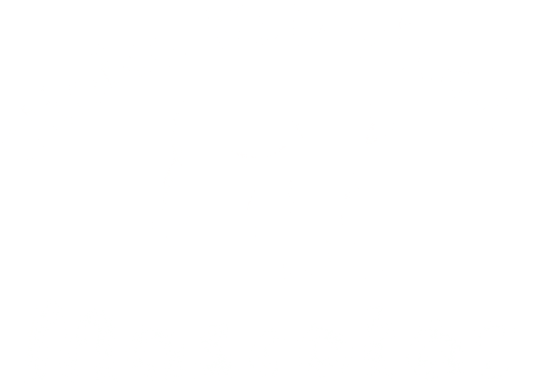 White logo with the text Clínica Veterinaria Mascotas surrounding simple line drawings of a dog and a cat sitting together.